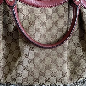 Large Gucci monogram bag